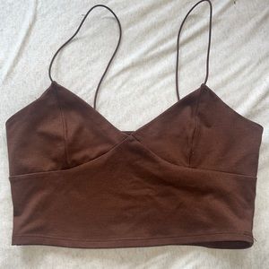 Brown Tank Top